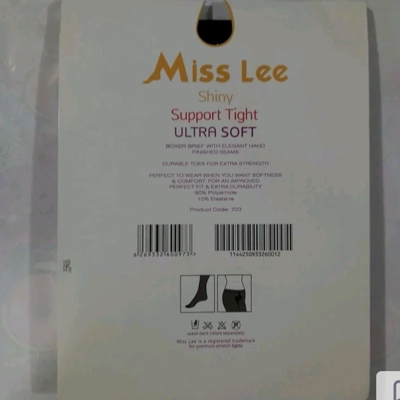 جوراب شلواری شیشه ای و پارازین مارک میس لی ،فیری سایز