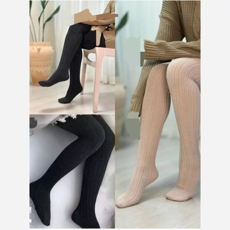 جوراب شلواری طرح گندم زنانه