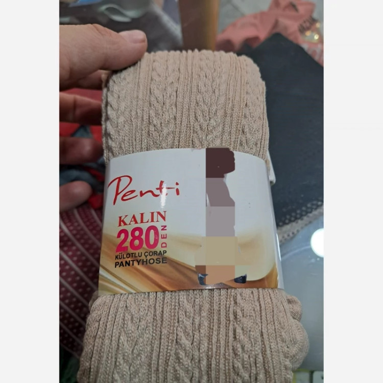 جوراب شلواری طرح گندم زنانه