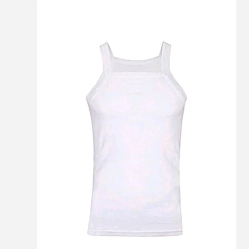 رکابی یقه خشتی نخ پنبه  مردانه سایز لارج