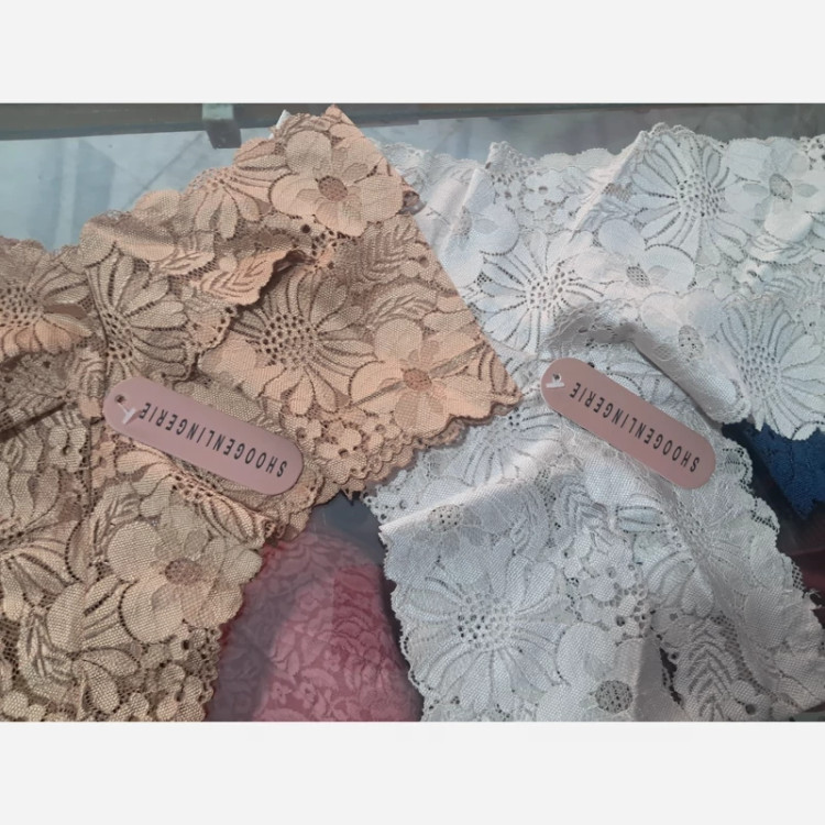 شورت دانتل فانتزی وارداتی فاق نخی فیری سایز XL,XXL